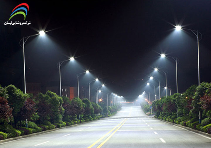 طراحی روشنایی معابر و خیابان ها